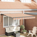 Markiseramme Blå og Orange 300 x 250 cm