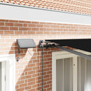 Utrækkelig Markise Sort 300 x 250 cm Stof