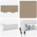 Markise Beige 300 x 250 x 165 cm Polyester og Aluminium
