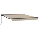 Markiseramme Beige 300 x 250 cm Polyester med PU belægning