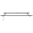 Utrækkelig Markise Rød 300 x 250 cm Polyester og Stål