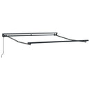 Utrækkelig Markise Blå og Hvid 350 x 250 cm
