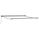Markiseramme Gul og Hvid 350 x 250 cm