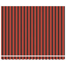 Markiseduge orange og brun 350 x 250 cm Polyester