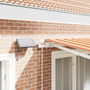 Utrækkelig Markise Gul og orange 350 x 250 cm Stof og stål