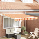 Elektrisk Utrækkelig Markise Gul og orange 350 x 250 cm