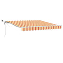 Utrækkelig Markise Gul og orange 350 x 250 cm