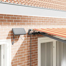 Utrækkelig Markise gul og orange 350 x 250 cm Stof