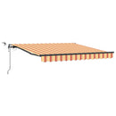Markiseduge Gul og orange 350 x 250 cm Polyester
