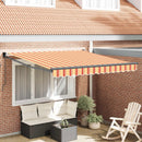 Markise Gul og orange 350 x 250 x 165 cm Polyester