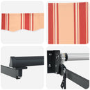 Markise Gul og orange 350 x 250 x 165 cm Polyester