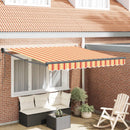 Markise Gul og orange 350 x 250 x 165 cm Polyester