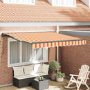 Markiseramme Flerfarvet 350 x 250 cm Polyester med PU belægning