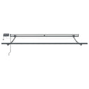 Udtrækkelig markise Flerfarvet 350 x 250 cm Stof og aluminium