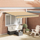 Markiseduge Flerfarvet 350 x 250 cm Polyester