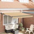 Udtrækkelig markise Flerfarvet 350 x 250 cm