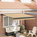 Markise Flerfarvet 350 x 250 x 165 cm Polyester og Aluminium