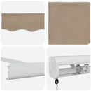 Udtrækkelig markise Beige 350 x 250 cm Canvas og Aluminium
