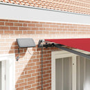 Utrækkelig Markise Rød 350 x 250 cm Stof