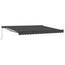 Markiseramme Antracit 400 × 300 cm Polyester med PU belægning