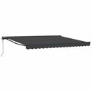 Markiseramme Antracit 400 × 300 cm Polyester med PU belægning
