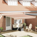 Markiseduge Flerfarvet 400 × 300 cm Polyester