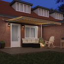 Markiseduge Flerfarvet 400 × 300 cm Polyester