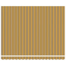 Markiseramme Gul og Grå 400 × 300 cm Polyester med PU belægning