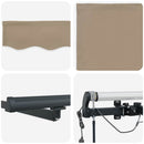 Markiseduge Beige 400 × 300 cm Polyester