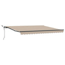 Markiseduge Beige 400 × 300 cm Polyester