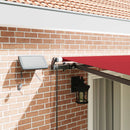 Utrækkelig Markise Rød 400 × 300 cm Stof