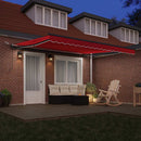 Markiseduge Rød 400 × 300 cm Polyester