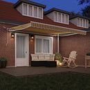 Markiseduge Flerfarvet 400 × 350 cm Polyester