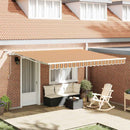 Markiseduge Flerfarvet 400 × 350 cm Polyester