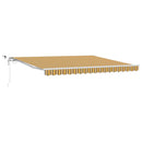 Markiseduge Flerfarvet 400 × 350 cm Polyester