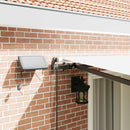 Utrækkelig Markise Hvid 400 ×350 cm Stof