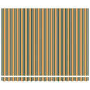 Utrækkelig Markise Grøn og Hvid 400 × 350 cm Polyester og metal