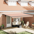 Markiseduge Flerfarvet 450 × 300 cm Polyester