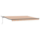Markiseduge Flerfarvet 450 × 300 cm Polyester