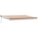 Utrækkelig Markise Flerfarvet 450 × 300 cm