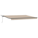 Markiseduge Beige 450 × 300 cm Polyester