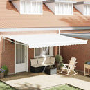 Markise Hvid 450 x 300 x 165 cm Polyester og metal