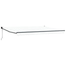 Markise Hvid 450 x 300 x 165 cm Polyester og metal