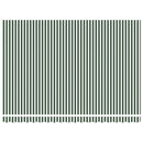 Markise Grøn og Hvid 450 x 300 x 165 cm Polyester og metal