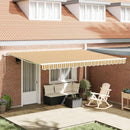 Markise Flerfarvet 450 x 350 x 165 cm Polyester