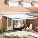 Markiseduge Hvid 450 × 350 cm Polyester