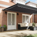 Markiseramme Antracit 500 × 300 cm Polyester med PU belægning