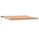 Markiseramme Flerfarvet 500 × 300 cm Polyester med PU belægning