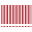 Markise Rød og Hvid 500 × 300 cm Polyester og Aluminium