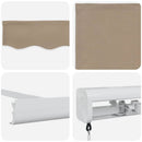 Udtrækkelig markise Beige 500 × 300 cm Canvas og Aluminium